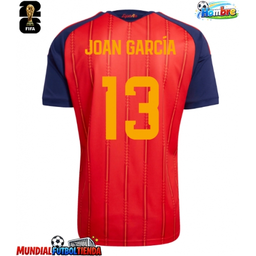 Camiseta España Joan Garcia #13 Primera Equipación Replica Mundial 2026 mangas cortas